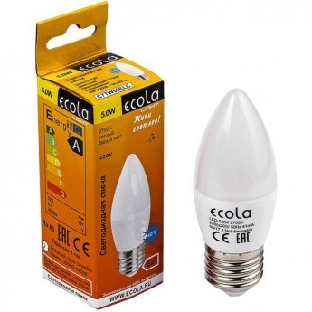 Светодиодная лампа ECOLA CANDLE LED N7CW50ELC Светодиодная лампа ECOLA CANDLE LED N7CW50ELC