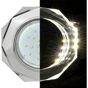 Встраиваемый светильник ECOLA GX53 H4 LD5312 GLASS SM538AECH хром Встраиваемый светильник ECOLA GX53 H4 LD5312 GLASS SM538AECH хром