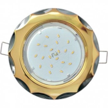 Встраиваемый светильник ECOLA H4 9014 FO81H4ECB GX53 "Звезда" жемчуг-черный хром Встраиваемый светильник ECOLA H4 9014 FO81H4ECB GX53 "Звезда" жемчуг-черный хром